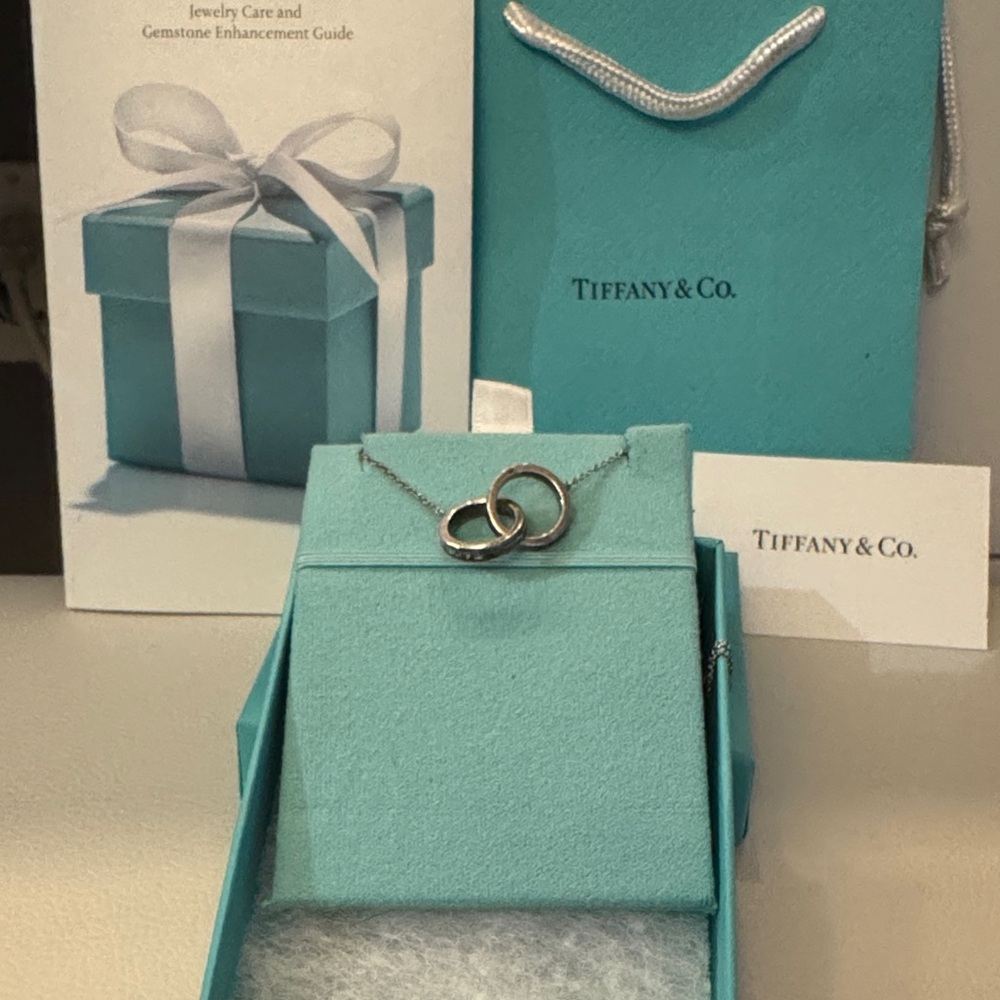 Tiffany & Co. Silver Infinity Necklace